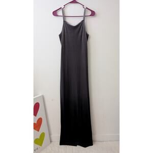 Jump Apparel Wendye Chaitin ombre shimmer stretch velvet maxi dress juniors 3/4